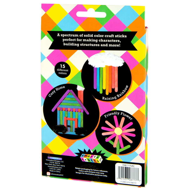 Smarts & Crafts Rainbow Color-Wheel Craft Paper Pad, 16 Different Colors,  100 Sheets 