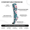 thumbnail image 2 of Rateoe Funny Pig Faces Compression Socks for Women and Men 20-30mmHg-Circulation Support Socks Knee High Nurse Pregnant Running Medical and Travel Athletic, 2 of 7