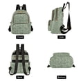 thumbnail image 4 of FORMRS Mini Backpack Purse for Women Travel Daypack Casual Shoulder Bag, Retro Green Abstract, 4 of 7