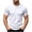 White, variant on Guluxicc Men's Waffle Henley Shirts Crew Neck Button Closure Short Sleeve Tops for Everyday Wear Summer Casual Outfits