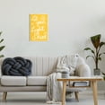 thumbnail image 2 of Stupell Industries Let Your Light Shine Yellow Phrase Inspirational Painting Unframed Art Print Wall Art, 2 of 6