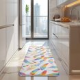 thumbnail image 4 of Rainbow Watercolor Feather Pattern Kitchen Rug Mat,Kitchen Runner Rugs Non Skid Washable,Decorative Kitchen Floor Mats for Kitchen,Sink,Laundry,17"x47.2", 4 of 7