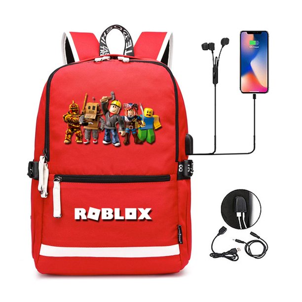 Mochila de moda con USB para mujer, morral escolar de gran capacidad, Oxford, con estampado para ordenador portátil y estudiantes
