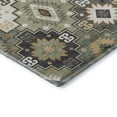 thumbnail image 3 of Addison Rugs Mayfield Premium Machine Washable Transitional Ethnic Fern Round Rug, 8' X 8' Machine Washable Transitional Ethnic Fern Oversized Sherpa Throw Blanket, 3 of 6