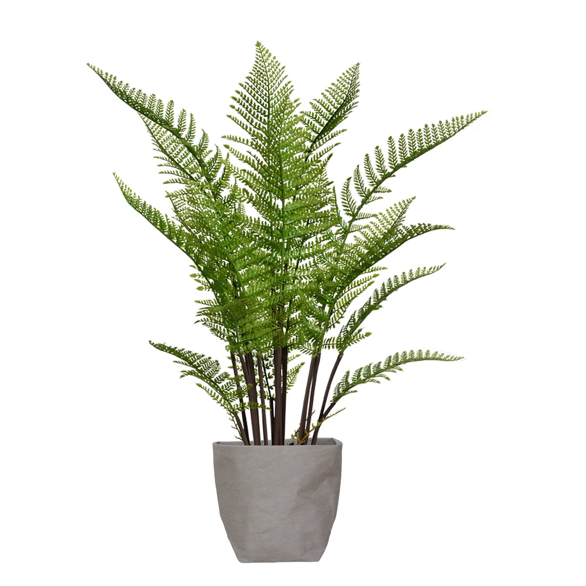 Vintage Home Artificial Faux 42" Tall Fern Plant With Eco Planter