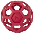 thumbnail image 2 of JW Hol-ee Roller Rubber Dog Ball Puzzle Toy, Large 5.5" for Dogs 60 to 90 lb, Pack of 1, Assorted Colors, 2 of 11