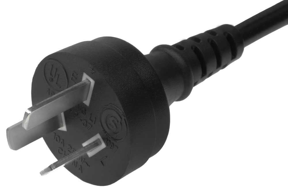 SF Cable Argentina 3pin Plug to C13 Power Cord, 6 feet