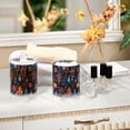 thumbnail image 4 of Yayeee 4 Pack Qtip Holder Bathroom Cotton Swab Canister with Lid Clear Dispenser Set, Pink Christmas Splendor, 4 of 6