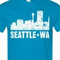 thumbnail image 4 of Inktastic Seattle Skyline Grunge T-Shirt, 4 of 5