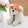 thumbnail image 1 of Breathable Summer Pet Hat for Cats and Dogs with Bow Ear Design and Sunshade Functionality, 1 of 4
