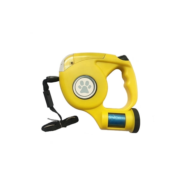 Cuerda De Tracción Para Mascotas, Deslizador De Perro Iluminado, Correa De Retractor Automático Con Bolsa De Basura, Suministros Para Mascotas, Suministros De Cuero Sólido Guardurnaity PT001386-03