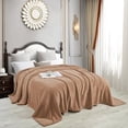 thumbnail image 5 of Home Soft Things Milk Flannel Blanket - Taupe - 120" x 120", 5 of 7