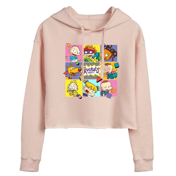Rugrats - Character Grid Cropped Graphic Hoodie