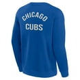 thumbnail image 3 of Unisex Fanatics Royal Chicago Cubs Super Soft Pullover Crew Sweatshirt, 3 of 3