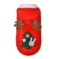 thumbnail image 2 of Ropa de Navidad para mascotas Yuyangstore Chaqueta de Vellón Cálido con capucha 45cmx35cm, 2 of 8