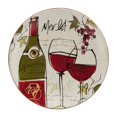 thumbnail image 3 of Certified International  Wine Country 9" Salad/Dessert Plates, Set of 4, 2 Assorted Designs - 9" x 9" x 1", 3 of 5