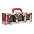 thumbnail image 2 of Set Navideño De 3 Macetas Decorativas Con Base Altomonte Color Moka, 2 of 5