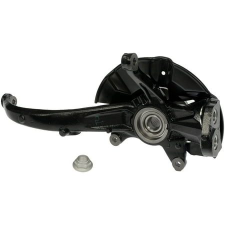 Dorman 686-379 Front Driver Side Steering Knuckle Kit for Specific Mazda Models, Black; Natural