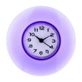 thumbnail image 1 of Bathroom Kitchen Mirror Suction Wall Clock Shower Waterproof Quartz Clocks Decoration Purple, 1 of 4