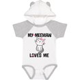 thumbnail image 3 of Inktastic My Meemaw Loves Me Girls Gift Girls Baby Bodysuit, 3 of 5