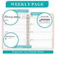 thumbnail image 4 of Bxaolu Planner 2026, Weekly and Monthly Calendar Planner Book with Tabs, Spiral Schedule Agenda A5 Notebook for Office, Work(Green), 4 of 6