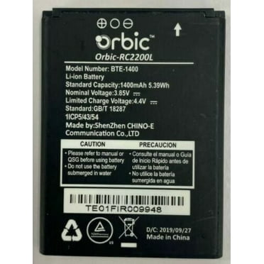 BTE-1400 for Verizon Orbic Battery Journey V RC2200L New OEM Battery