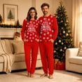 thumbnail image 5 of KICILVS Matching Christmas Pajamas for Family Holiday Xmas PJs Festive Sleepwear Soft Comfy Set for Whole Family, 5 of 7