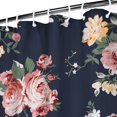 thumbnail image 4 of Waterproof Pioneer Shower Curtain 84x72 Inch Polyester Unique Colorful Floral Shower Curtain for Bathroom Hotel Home Decor with 12 Plastic Hooks, 4 of 5