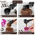 thumbnail image 4 of Coffee Scoop and Funnel with Built-in Leveler, Measuring Scoop for Protein Powder, Ground Coffee & Baby Formula, 4 of 8