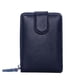 thumbnail image 1 of Guardurnaity Cartera de órgano de cuero para hombre y mujer, bloqueo de identificación, tarjeta de crédito, RFID, bloqueo de identificación, Envolturas para manijas de equipaje azul, 1 of 6