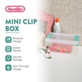 thumbnail image 3 of Sterilite Plastic Mini Clip Storage Box Container with Latching Lid, 12 Pack, 3 of 9