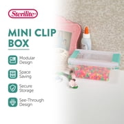 Sterilite Mini Clip Storage Box - Latch Lid - 18 Pack