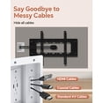thumbnail image 4 of Kit de gestión de cables ZEXMTE en pared con tomas de corriente alterna y puertos USB, 4 of 9