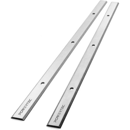 

POWERTEC 12803 12-1/2 HSS Planer Blades Replacement for Craftsman 21758 and more - Set of 2