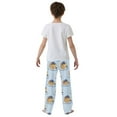 thumbnail image 5 of FORMRS Kids Pajama Pants with Pockets Size 13-14Y Boys Lounge Sleep Bottoms, Blueberry Pancake Pattern, 5 of 8