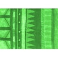 thumbnail image 1 of Ahgly Company Indoor Rectangle Abstract Green Contemporary Area Rugs, 6' x 9', 1 of 1