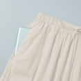 thumbnail image 5 of Women's 2026 Spring Summer Street Style Balloon Wide Leg Pants, Loose Pleated Baggy Harem Trousers, Casual Relaxed Joggers for Daily Wear Beige L, 5 of 7
