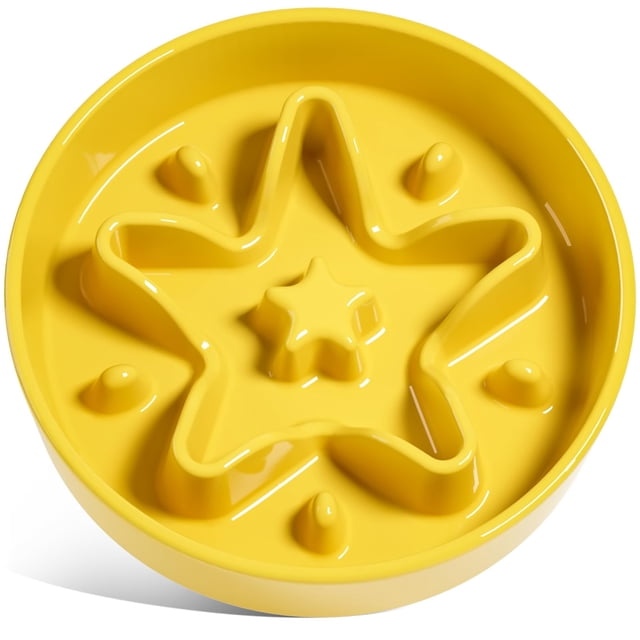 Dog Bowl LE TAUCI, alimentador lento de cerámica, 350 ml, para razas pequeñas
