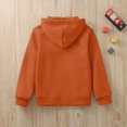 thumbnail image 6 of 7-8T Boys Girls Winter Outfits Set 2 Piece Round Neck Solid Color Printed Hoodie Sweatshirt And Pants Long Sleeve School Casual Fall Winter Elastic Waist Sets for 3-12 Years,Orange, 6 of 7