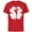 Red, variant on Disney Tinker Bell 4-Leaf Clover Silhouette St Patrick's Day - Short Sleeve Cotton T-Shirt for Adults - Customized-Black