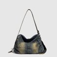 thumbnail image 3 of Bolso de hombro de mezclilla para mujer, bolso de diseñador de lujo, bolso de hombro de gran capacidad, bolso cruzado de patchwork, bolsos de mano y carteras de tendencia 2024, 3 of 5