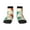 3 Black, variant on Vintage Bowling Pattern Quarter Crew Socks,Toe Seamed Ankle Socks,Cotton Cushioned Breathable Athletic Crew Sports Socks