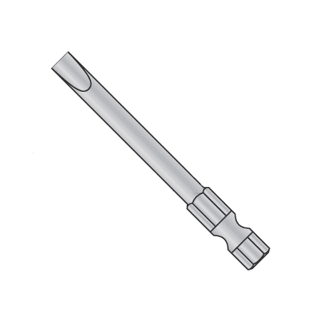 

4-5 X 1 15/16 Slotted Power Bits / Point Size: #4 - #5 / Length 1 15/16 / Shank: 1/4 (Quantity: 60 pcs)