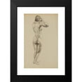 thumbnail image 2 of Anny Dollschein 17x24 Black Modern Framed Museum Art Print Titled - Female Back Act, 2 of 5