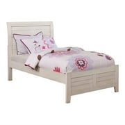 Rosebery Kids Transitional Solid Wood Twin Bed in Antique White