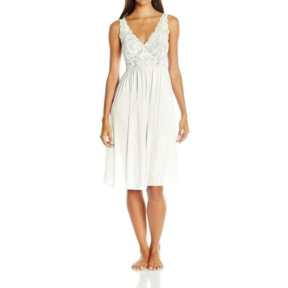 Shadowline Women's 40" Silhouette Lace Bodice Sleeveless Waltz Gown - 37737