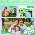 thumbnail image 4 of Smartphone Jusvenmt Kids Dinosaur 2.8" con pantalla 32GB, color verde, 4 of 7