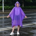 thumbnail image 4 of Reusable EVA Rain Thickened Heavy Duty Stormproof Raincoat Portable Waterproof Rain Jacket For Adult Outdoor Hiking Mountaineering Camping And Travel, 4 of 7