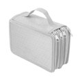 thumbnail image 2 of Fasiaou Big Capacity Pencil Case, Oxford Cloth Pencil Bag Storage Pouch Pen Pencil Marker Stationery Bag Holder for Middle College and Office, Idea Gift for Back to College Season - Gray, 2 of 9