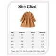 thumbnail image 2 of Toddler Baby Girls Clothes 5T Girls Dress 6T Girls Long Sleeve Solid Color Dress Brown, 2 of 6